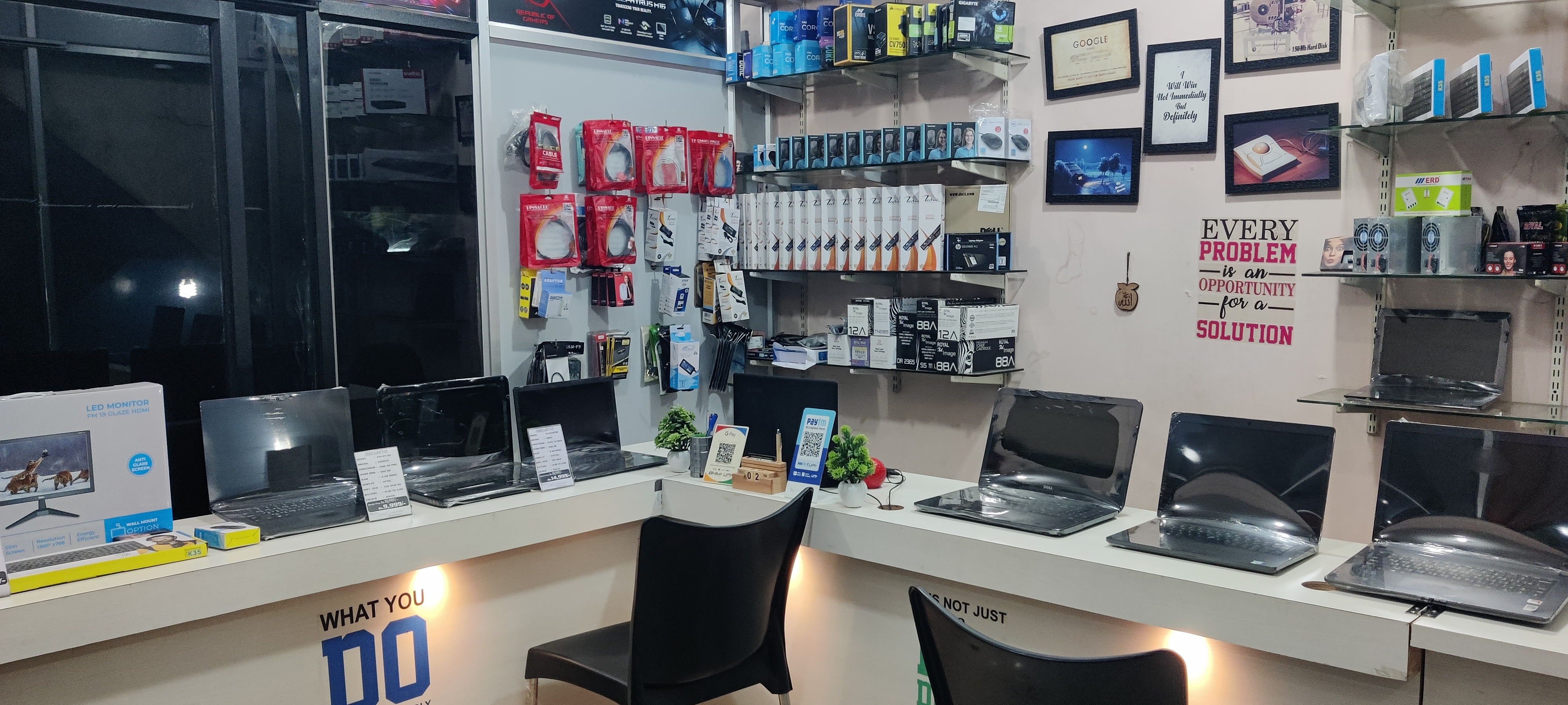 Laptop showroom at Limra Computers